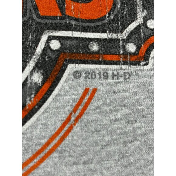 Harley Davidson 100 Years Factory Tours T-Shirt XL Gray 2019 - Picture 5 of 9